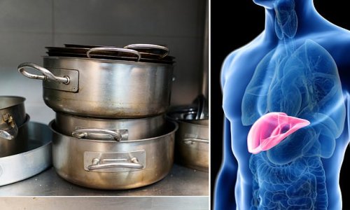 Beware the deadly utensils in your kitchen: 'Forever chemicals' on popular cooking products including non-stick pans could QUADRUPLE the risk of liver cancer, study finds