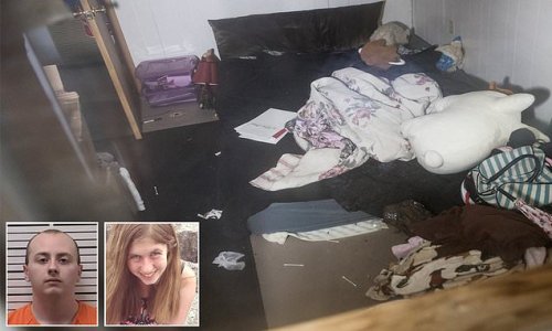 Inside the squalid basement 'cell' strewn with stuffed toys and filthy sheets where Jayme Closs, 13, spent 88 days as the prisoner of a 21-year-old loner in a cabin in the Wisconsin woods