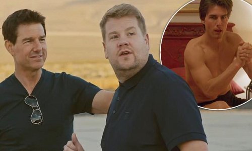 EXCLUSIVE 'He pioneered the way we attend secret sex parties!': Tom Cruise is teased by James Corden as Hollywood star celebrates his 60th birthday in the UK