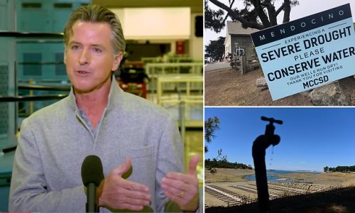 California Governor Gavin Newsom threatens to impose draconian, mandatory water restrictions if the people of his state don't significantly reduce water usage amid the worst drought in at least a century