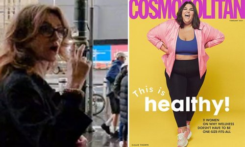 'It's not okay to be fat': Aussie woman sparks debate as she slams beauty magazines for promoting plus-sized models and says the look should NEVER be considered healthy
