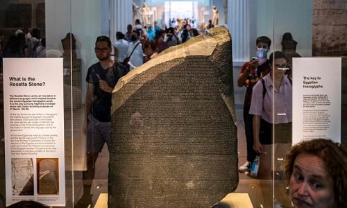 Will British Museum now face a fight to keep the Rosetta Stone? Academics are calling for the slab to be returned to Egypt after more than 200 years