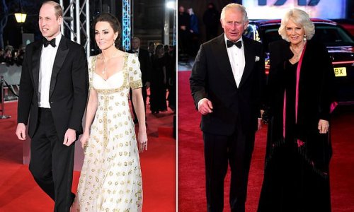 Prince William and Kate to join Charles and Camilla at Bond premiere