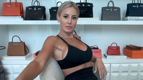 EXCLUSIVERoxy Jacenko laughs off the idea that $1400 Chinese factory dupes will impact the value of her $1million Birkin bag collection as TikTok trade booms