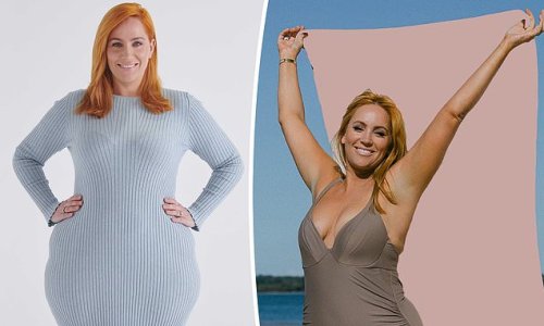 Married At First Sight's Jules Robinson stuns in a plunging swimsuit as she flaunts her 20 kilogram weight loss
