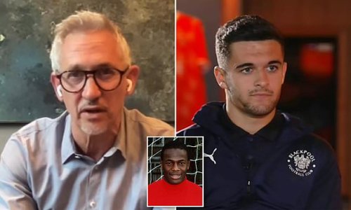 'Many others will follow': Gary Lineker praises Blackpool FC's Jake Daniels, 17, for becoming first player to come out as gay since Justin Fashanu in 1990 - and suggests many footballers 'have been waiting to see how it pans out for whoever's first'