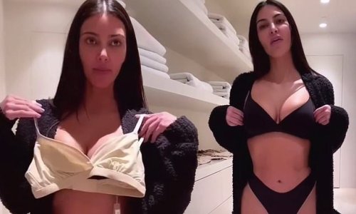 Kim Kardashian divides Australian fans as 'disappointed' shoppers complain about her Skims clothing line being stocked in David Jones