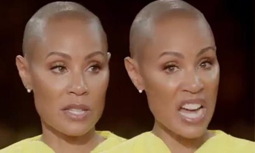Jada Pinkett Smith gets emotional as she discusses the 'terrified little girl underneath' her 'strong' exterior on Facebook Watch series Red Table Talk