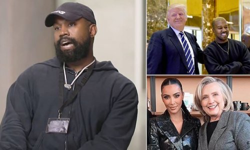 Tucker Carlson alleges Kim Kardashian worked with the CLINTONS to get Kanye to 'read from the script' of celebrity liberal discourse