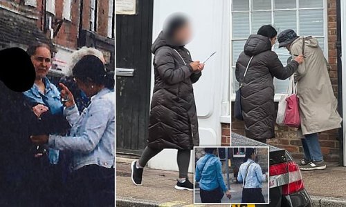 Now Rolex Rippers target wealthy WOMEN: Shocking pictures show female gang stealing victims' cash, purses and jewellery