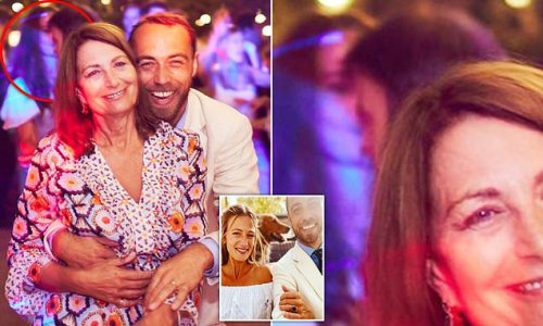 Dancefloor Kate! Eagle-eyed fans spot the Princess of Wales in the background of a newly released photo from brother James Middleton's wedding