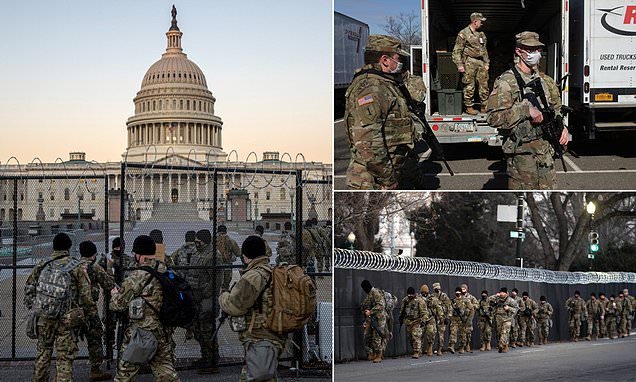 Deploying National Guard to Capitol until March 15 will cost $483 MILLION, Pentagon discloses as thousands of troops stay in place during impeachment trial