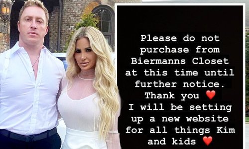 Kim Zolciak 'locked out of her clothing business by ex Kroy Biermann' - as she asks fans not to purchase from online store following ugly divorce