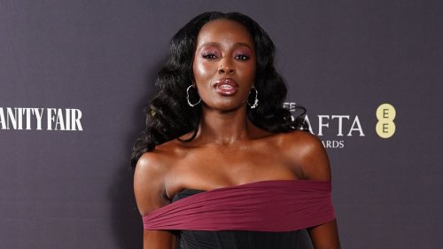 AJ Odudu wows in a red mini dress and sexy boots as she joins glamorous Amelia Dimoldenberg, Marisa Abela and Sabrina Elba at BAFTA Rising Star bash