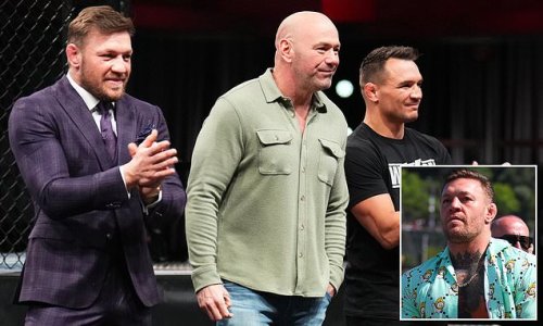 'These guys have got S***LOADS of money': Dana White casts doubt over Conor McGregor's UFC future as he admits difficulty in 'reeling' the mega-rich star back into fighting... with fans still waiting on date for Michael Chandler clash