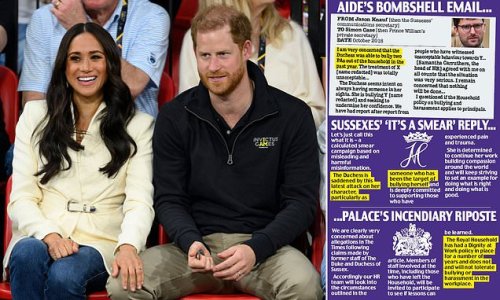Palace aides' refusal to publish findings of Meghan 'bullying' probe is an 'olive branch' to the Sussexes as royals face the prospect of release of Prince Harry's memoir, say experts