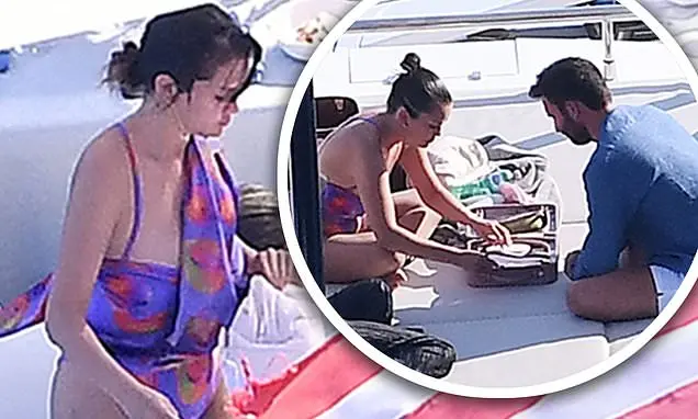 PICTURE EXCLUSIVE: Selena Gomez shows off her incredible figure in a purple swimsuit as she joins rumoured beau Andrea Iervolino for a lavish boat ride in Italy | Flipboard