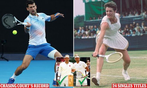 Forget Rafa! Novak Djokovic reveals his plan to beat 'untouchable' Aussie legend Margaret Court to become the greatest grand slam champion of all time - as his coach reveals all about that hamstring injury