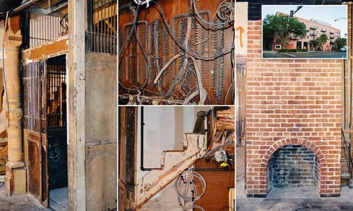 The renovation project that's now a treasure hunt: Developers startled to uncover a hand-cranked elevator and a 'staircase to nowhere' during refit of historic Florida hotel