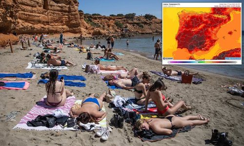 Spain braces for 'unheard of' 107F May heatwave of 'extraordinary intensity' as officials warn of Saharan dust clouds and 'extreme risk' of wildfires