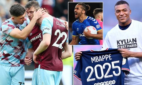 MARTIN SAMUEL: Sue Everton? Burnley only have BURNLEY to blame for their demise… plus, Real Madrid's sense of entitlement over Kylian Mbappe would be funny if it wasn't so dangerous