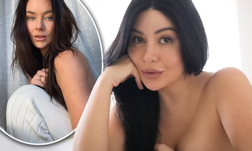 Brittany Hockley and Martha Kalifatidis pose topless to raise awareness of melanoma and skin cancer as they front Naked Sundays' new Cold Shoulder campaign