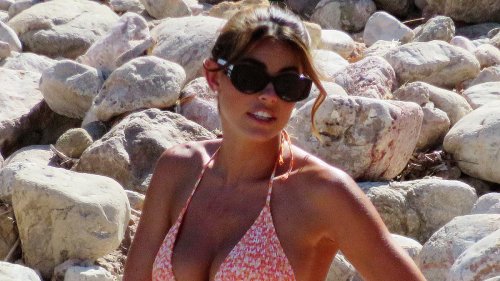 Love Island's Rebecca Gormley puts on a busty display in an orange bikini while MAFS's Whitney Hughes goes topless on the beach in Mallorca
