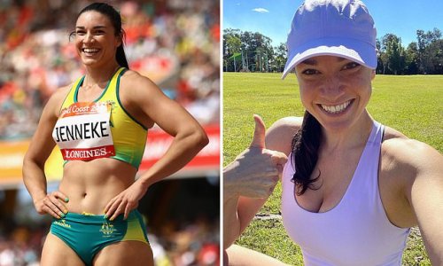 Aussie hurdler and model whose pre-race dance moves led her to be dubbed 'jiggling Jenneke' makes an incredible athletics comeback