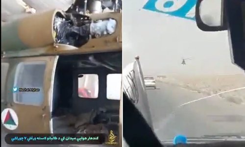 Taliban fighters take control of the skies above Afghanistan