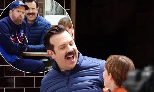 Ted Lasso is back at his local: Jason Sudeikis and co-stars film at The Crown and Anchor in Richmond for season three (which could be the show's last!)