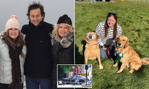 Tragedy for Lucinda Riley’s grieving widower as his daughter, 41, and her three dogs are killed after being hit by car in London less than a year after the author’s death from cancer