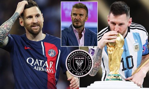Lionel Messi CONFIRMS move to Inter Miami FC, as David Beckham's side secure lucrative deal for the seven-time Ballon d'Or winner... HOURS after snubbing Barcelona and Saudi Arabia in favor of MLS