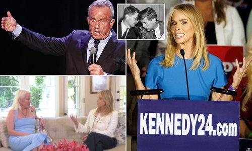 TV star wife of Democrat hopeful Robert Kennedy Jr begs Joe Biden to provide Secret Service...