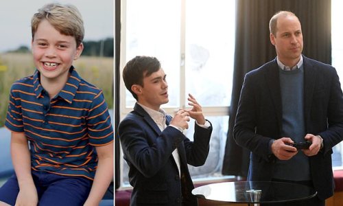 Prince William reveals George 'loves gaming' but 'watches screen time'
