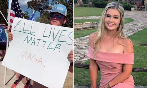 Student is kicked out of Texas sorority for 'unsisterly' conduct after posting TikTok from pro-Trump rally of 'All Lives Matter' signs