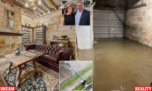Sydney's cursed castle: Couple who 'thought flooding was DONE' when they bought a 200-year-old riverside heritage house battle to save it for a FOURTH time since moving in six months ago
