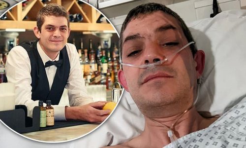 'It's been a tough and fraught week': First Dates star Merlin Griffiths reveals he's been discharged from hospital after having his stoma removed amid bowel cancer battle