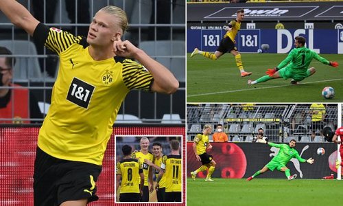 Haaland hits a brace and assists THREE as Dortmund hammer Frankfurt