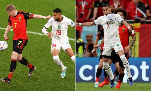 Belgium vs Morocco LIVE: Michy Batshuayi is denied from close range as Roberto Martinez's side make quick start... with last-16 spot up for grabs if they defeat Hakim Ziyech and Co