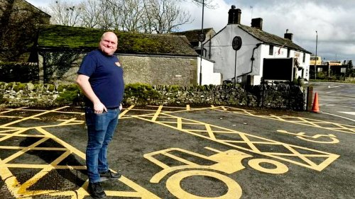 Country pub installs 'world's first' tractors-only parking bay - as thirsty farmers help business...