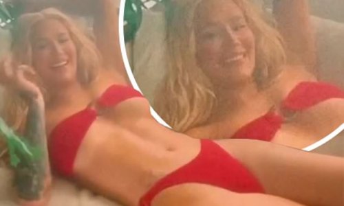Iggy Azalea is red hot as she flashes major underboob in barely-there bandeau top and bikini bottoms for latest sexy shoot