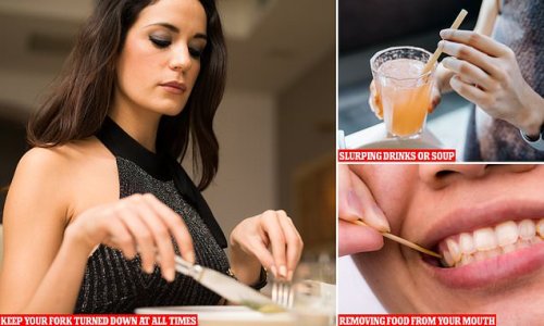 Why do so many modern women have ghastly table manners? JO BRYANT explains how to fix your faux pas... including picking your teeth, burping and slurping and licking jam off a knife