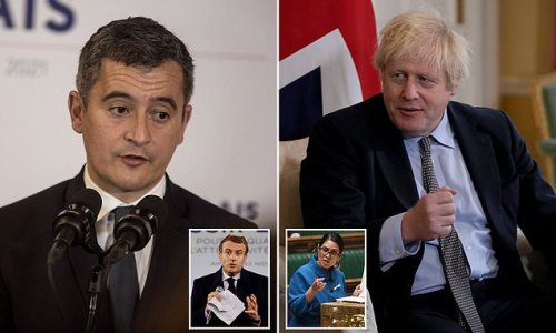 France continues to fume that Boris Johnson published Channel crisis letter to Macron on Twitter as minister calls it a 'mockery' and claims PM's demand to return migrants 'exonerates UK of all responsibility'