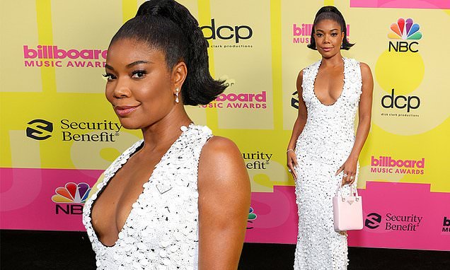 Gabrielle Union Dazzles In Prada Gown At Billboard Music Awards In La Gossip Timelines