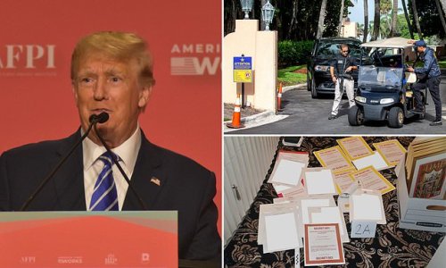 Mystery of the missing docs: DOJ tells Trump lawyers that he STILL hasn't returned all White House records - even after 11,000 files were seized from Mar-a-Lago