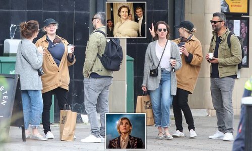 A right royal welcome for Jodie Whittaker as her new baby is introduced to The Crown star Claire Foy on coffee meet-up