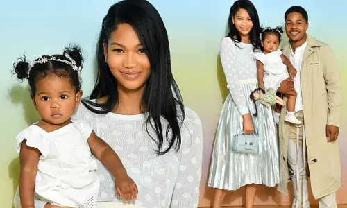 Chanel Iman sweetly cradles baby daughter Cali as she attends Bonpoint show  during PFW alongside husband Sterling Shepard | Flipboard