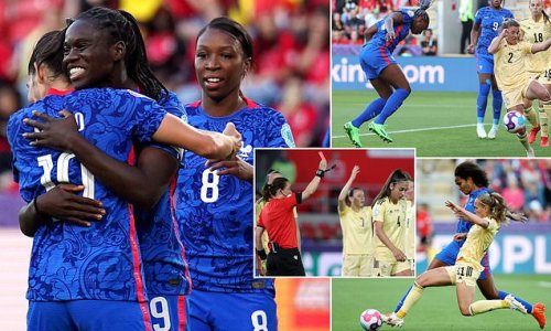 France 2-1 Belgium: Hot favourites book their Euro 2022 quarter-final spot as Griedge Mbock Bathy nets winner after Belgians had equalised