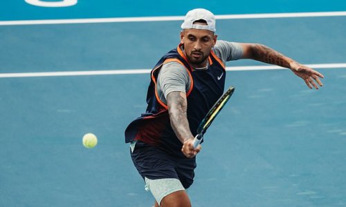 Nick Kyrgios is knocked out in the first round of $1.5million Saudi tournament just ONE DAY after branding himself ‘the best player in the world’... and Aussie firebrand reveals why he might never play Davis Cup for Australia again