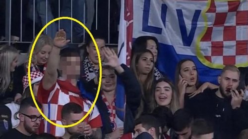 Soccer fan accused of making Nazi salute at match says his beer proves he's innocent